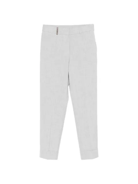 Peserico cuffed tailored trousers