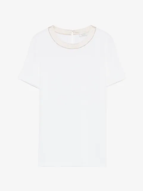 Peserico trim-detail T-shirt