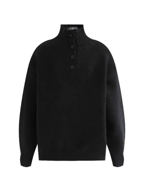 Moustache suéter con botones