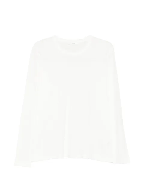The Row long-sleeve cotton top