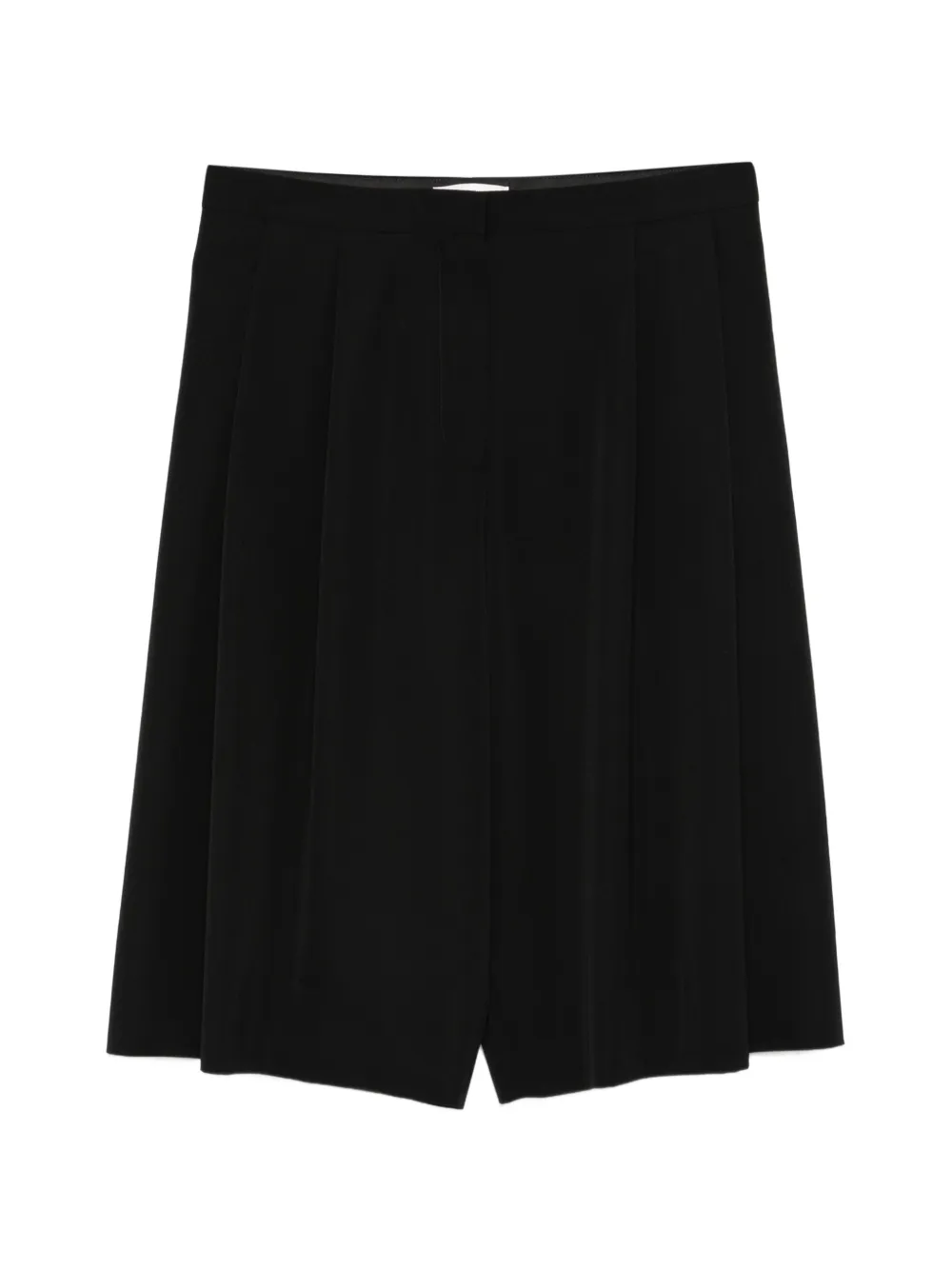 The Row Kalyan pleated tailored shorts - Nero