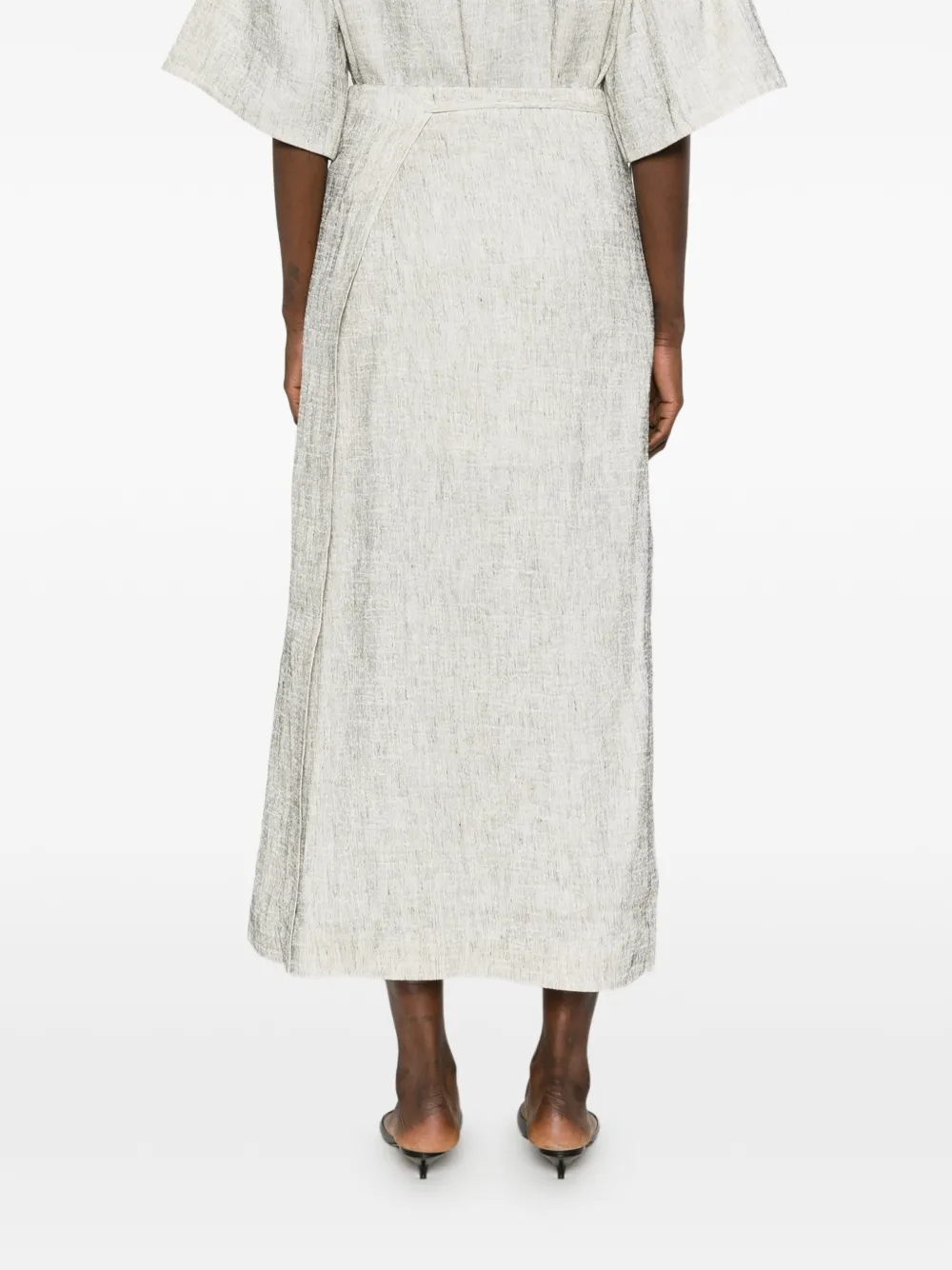 The Row Rok met gestrikte taille Beige