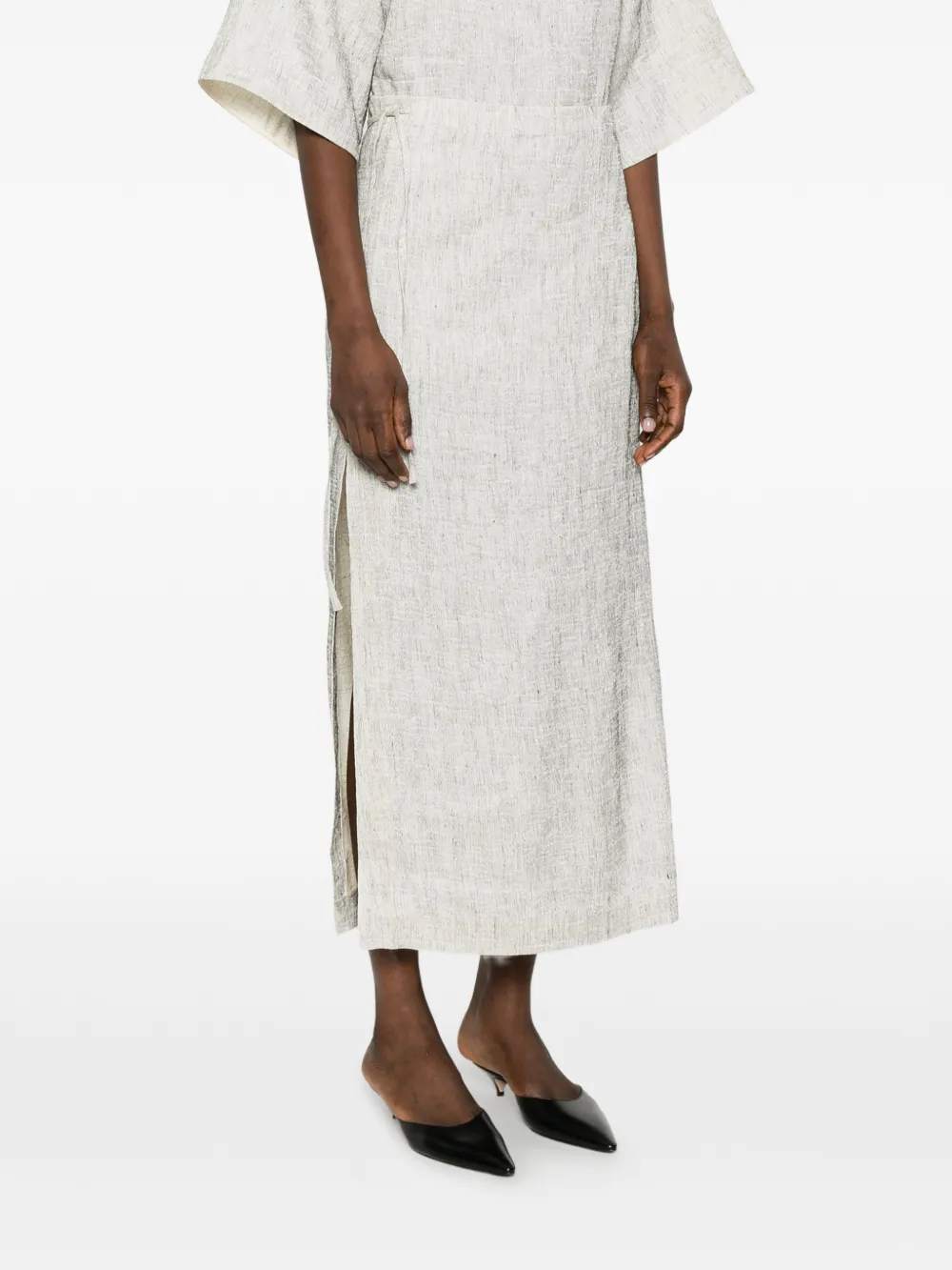 The Row Rok met gestrikte taille Beige