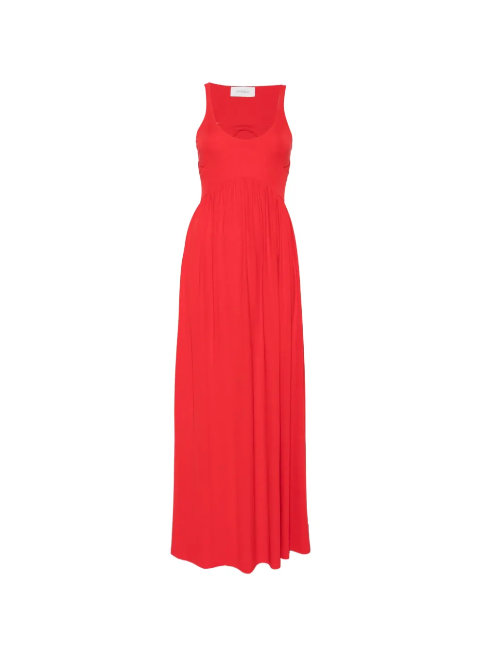 Sportmax Panino scoop-neck maxi dress - Rosso