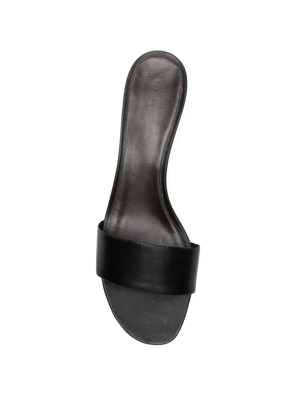 The Row Combo Two leather sandals Zwart