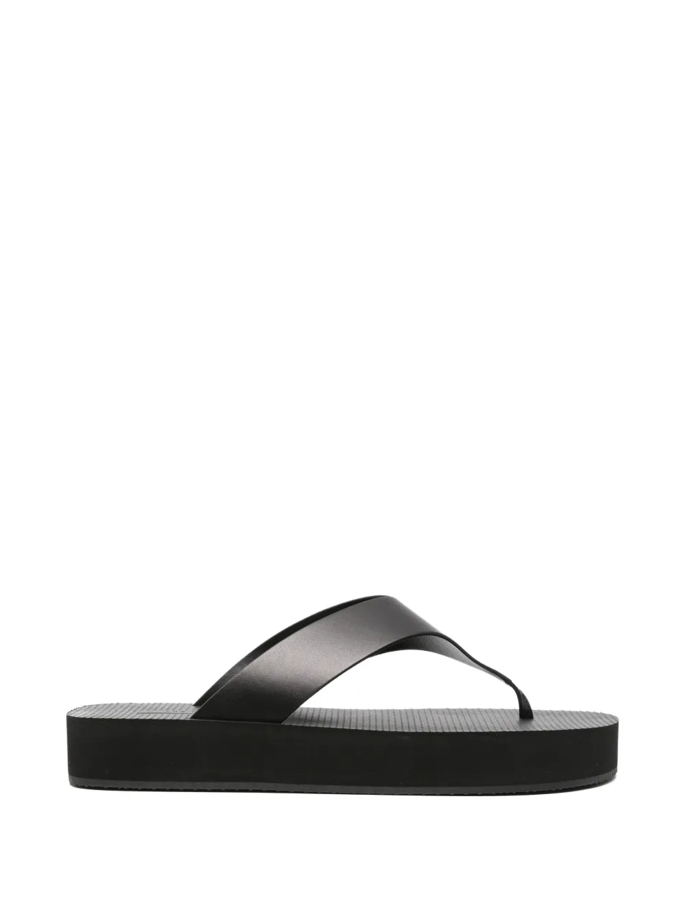 The Row Ginza flatform flip-flops - Schwarz