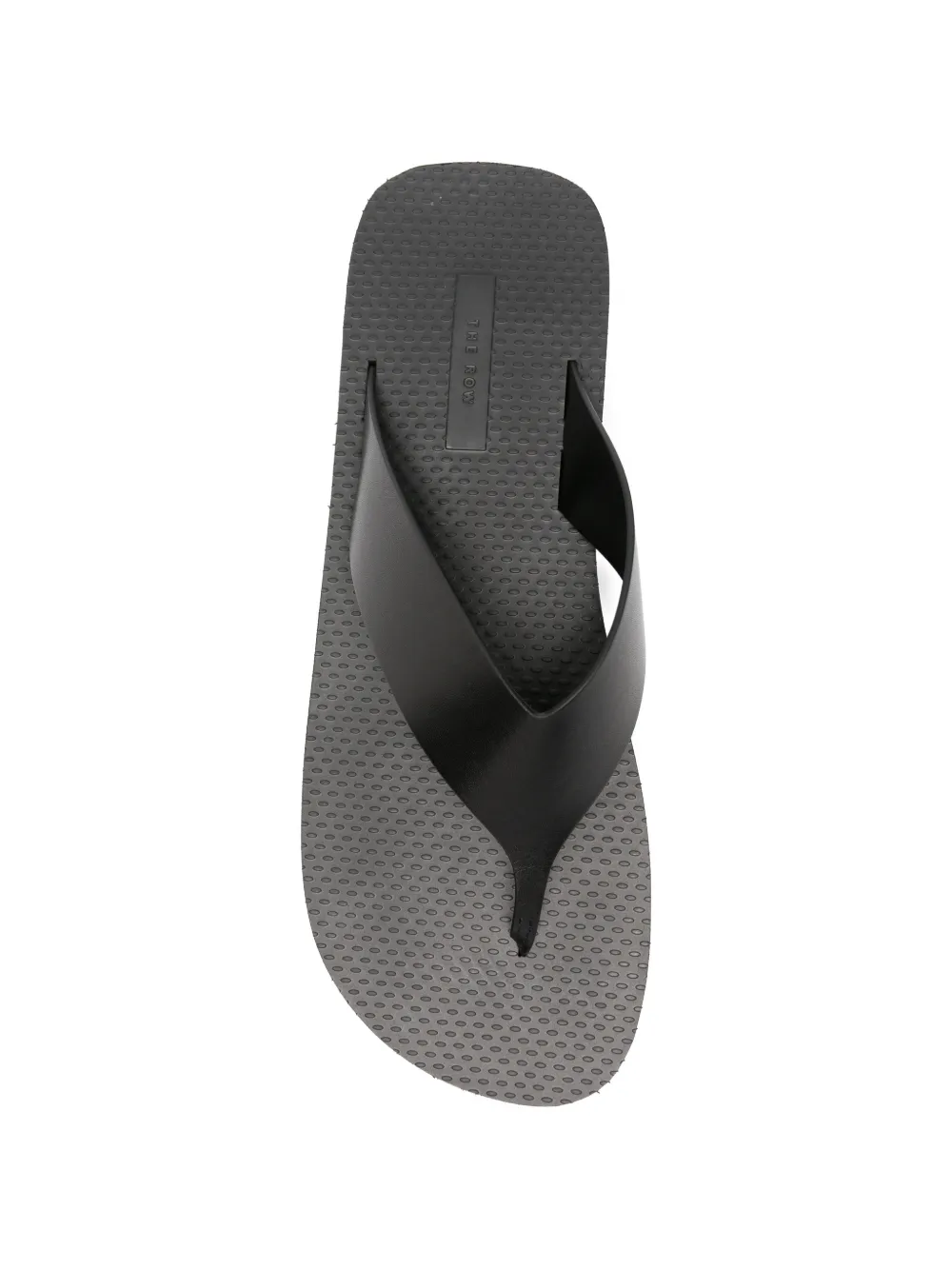 The Row Ginza flatform flip-flops Zwart
