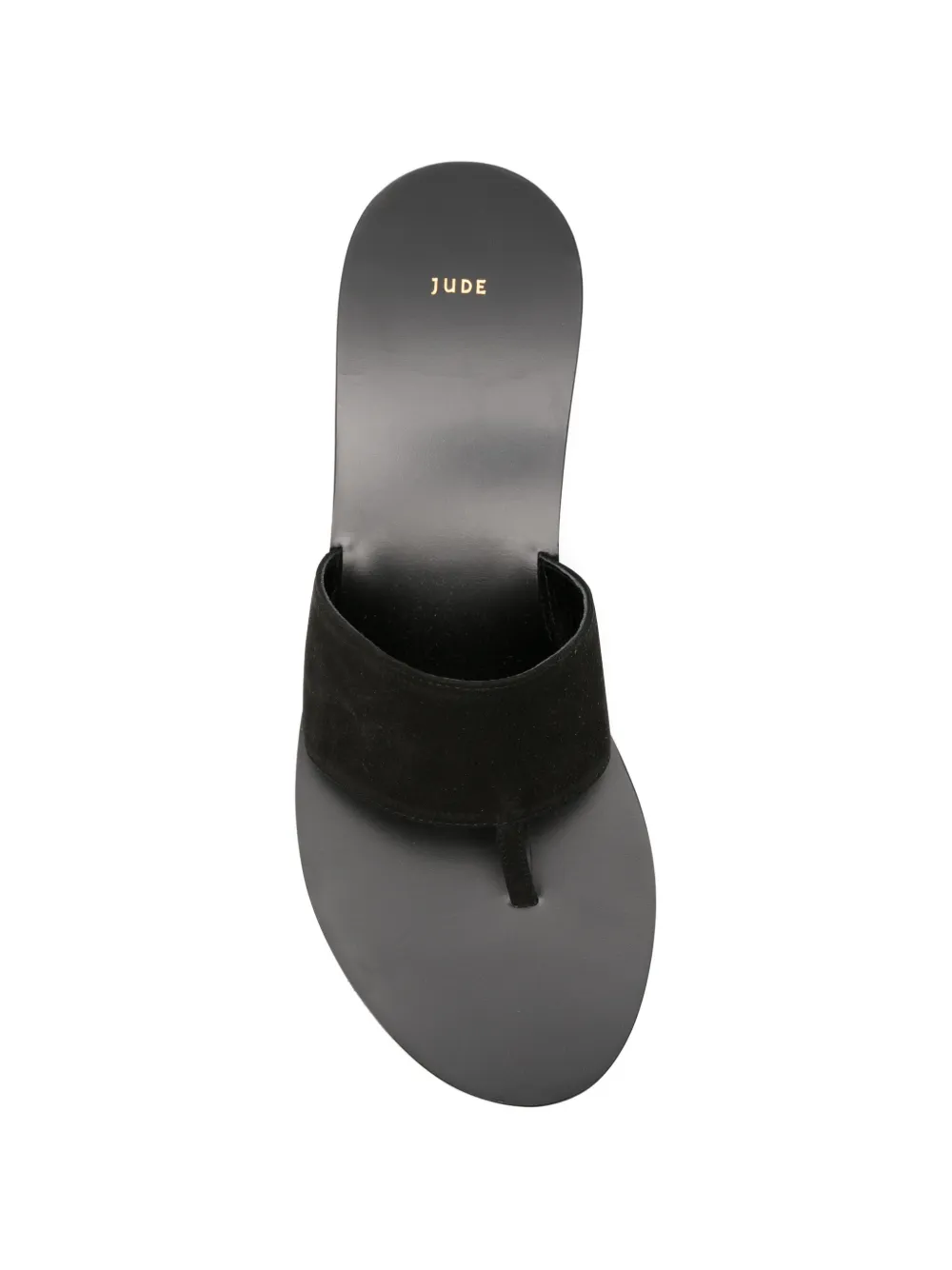 Jude Lucille nubuck leren sandalen Zwart