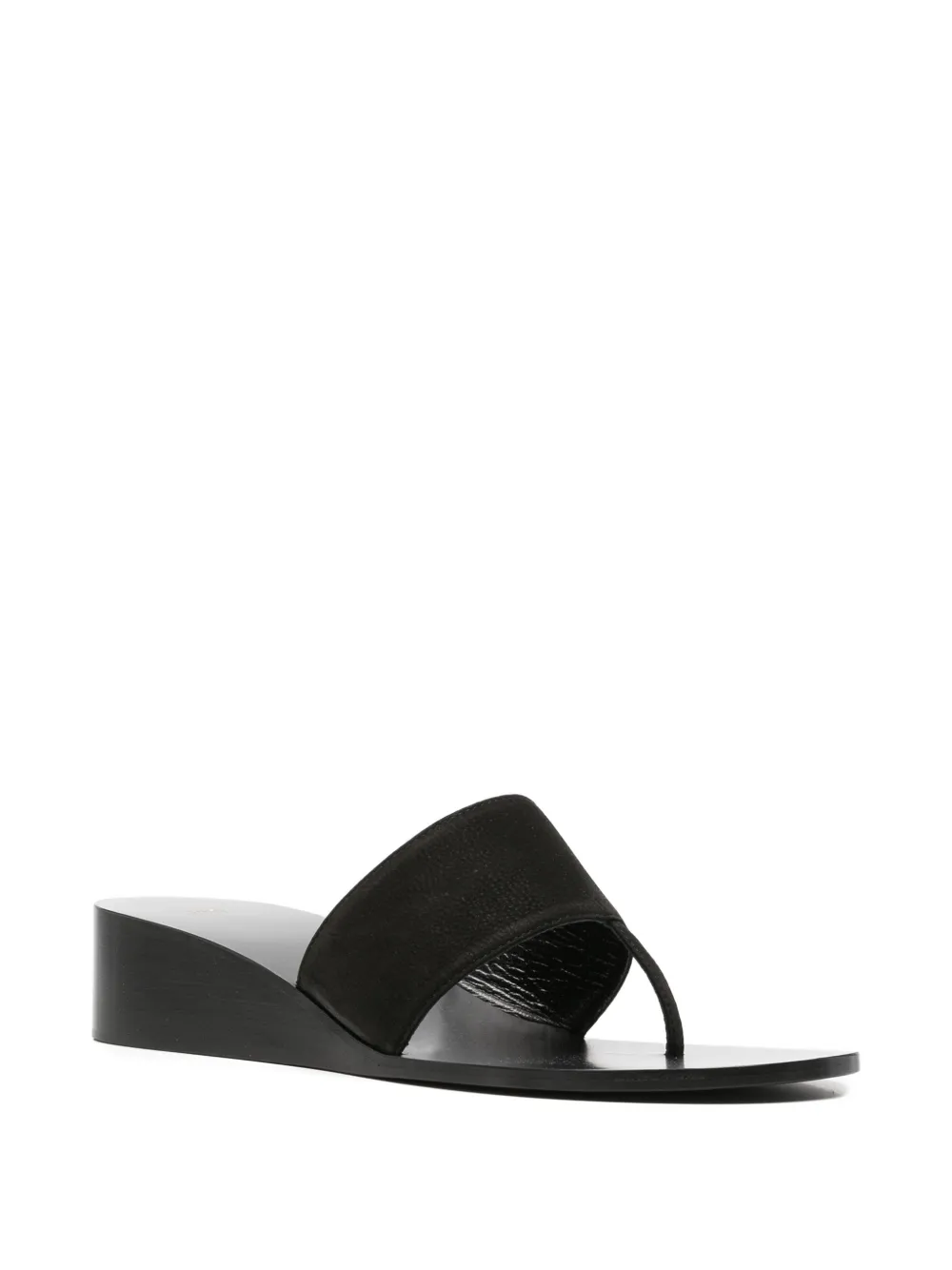 Jude Lucille nubuck leren sandalen Zwart