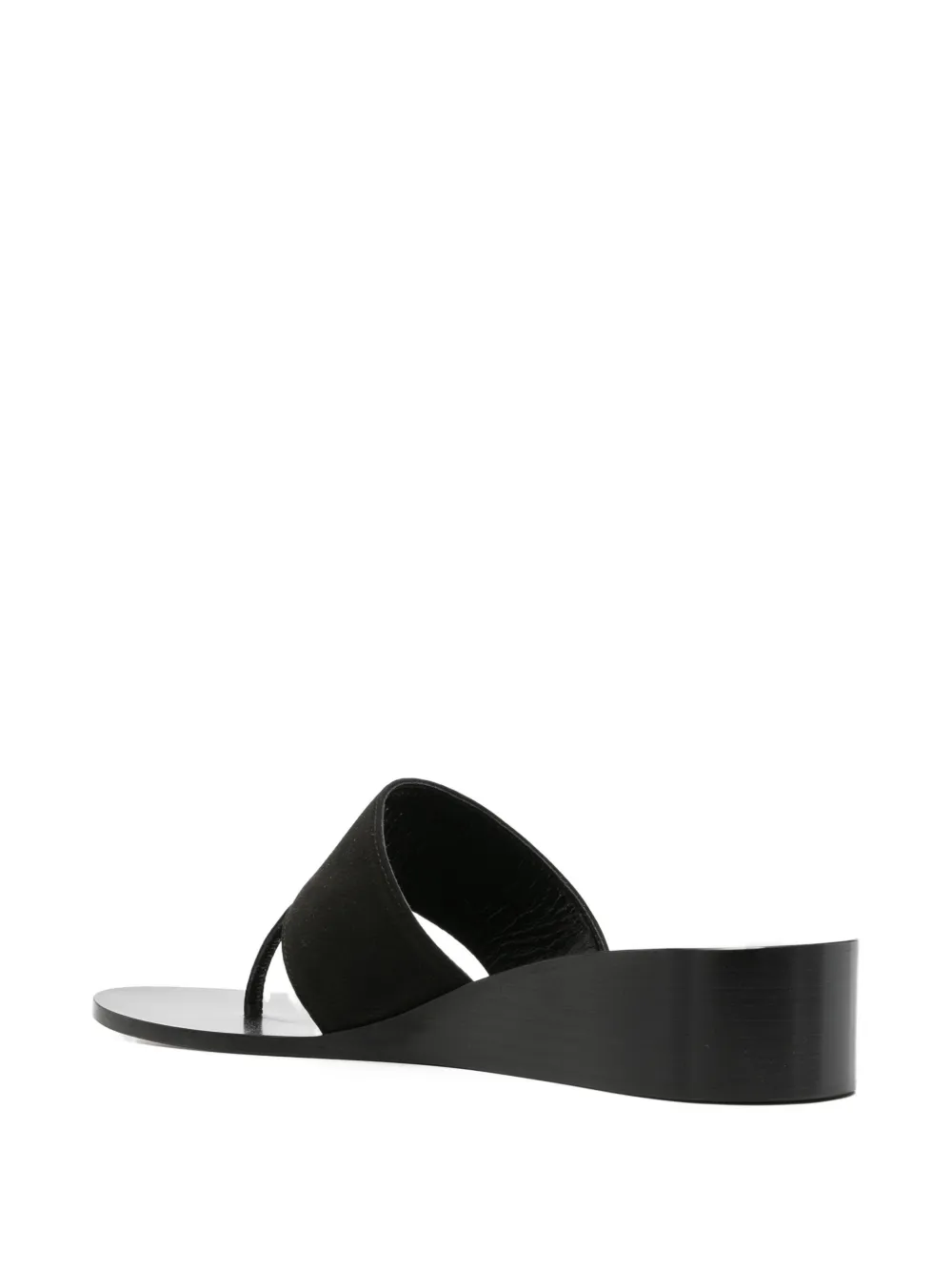Jude Lucille nubuck leren sandalen Zwart