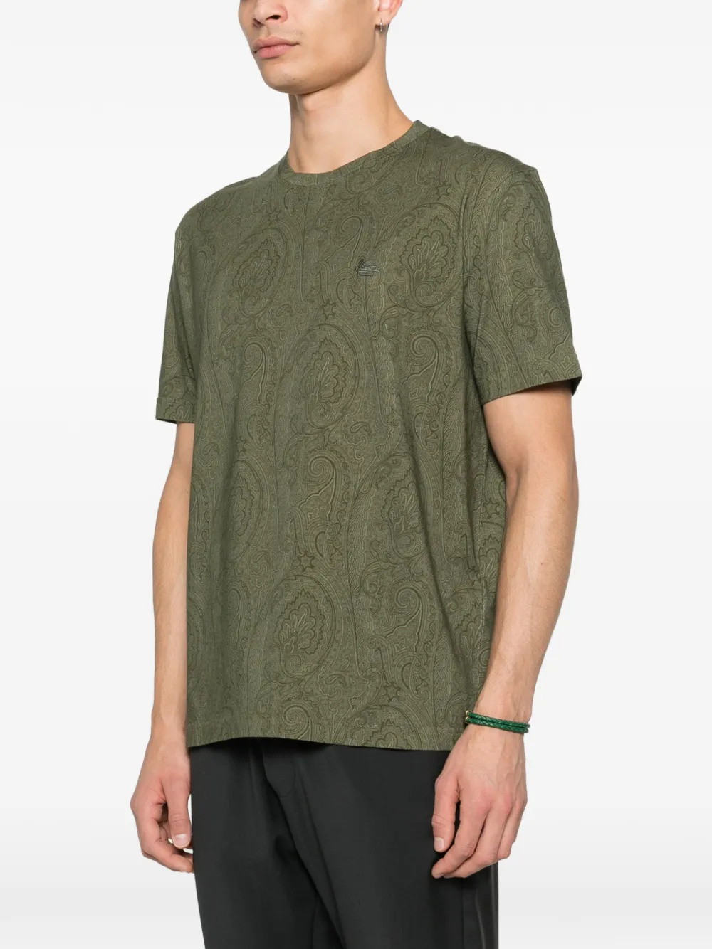 Etro Paisley-patterned T-shirt - Green 