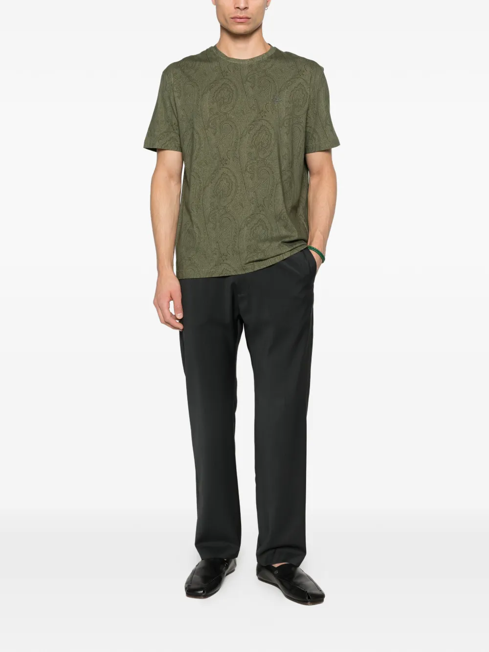 ETRO paisley-patterned T-shirt - Groen