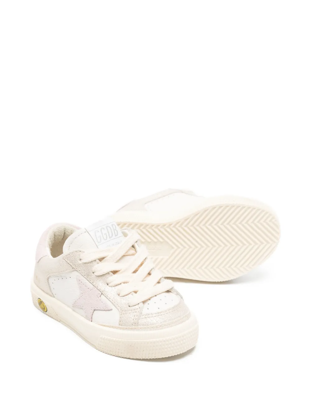 Golden Goose Kids May sneakers Wit