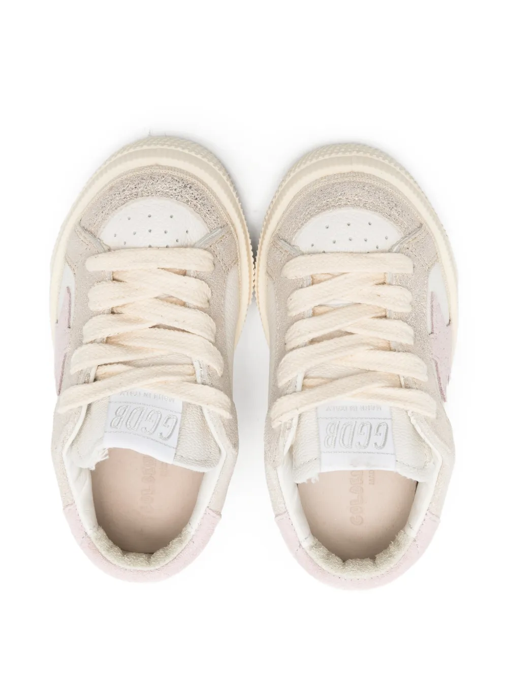 Golden Goose Kids May sneakers Wit