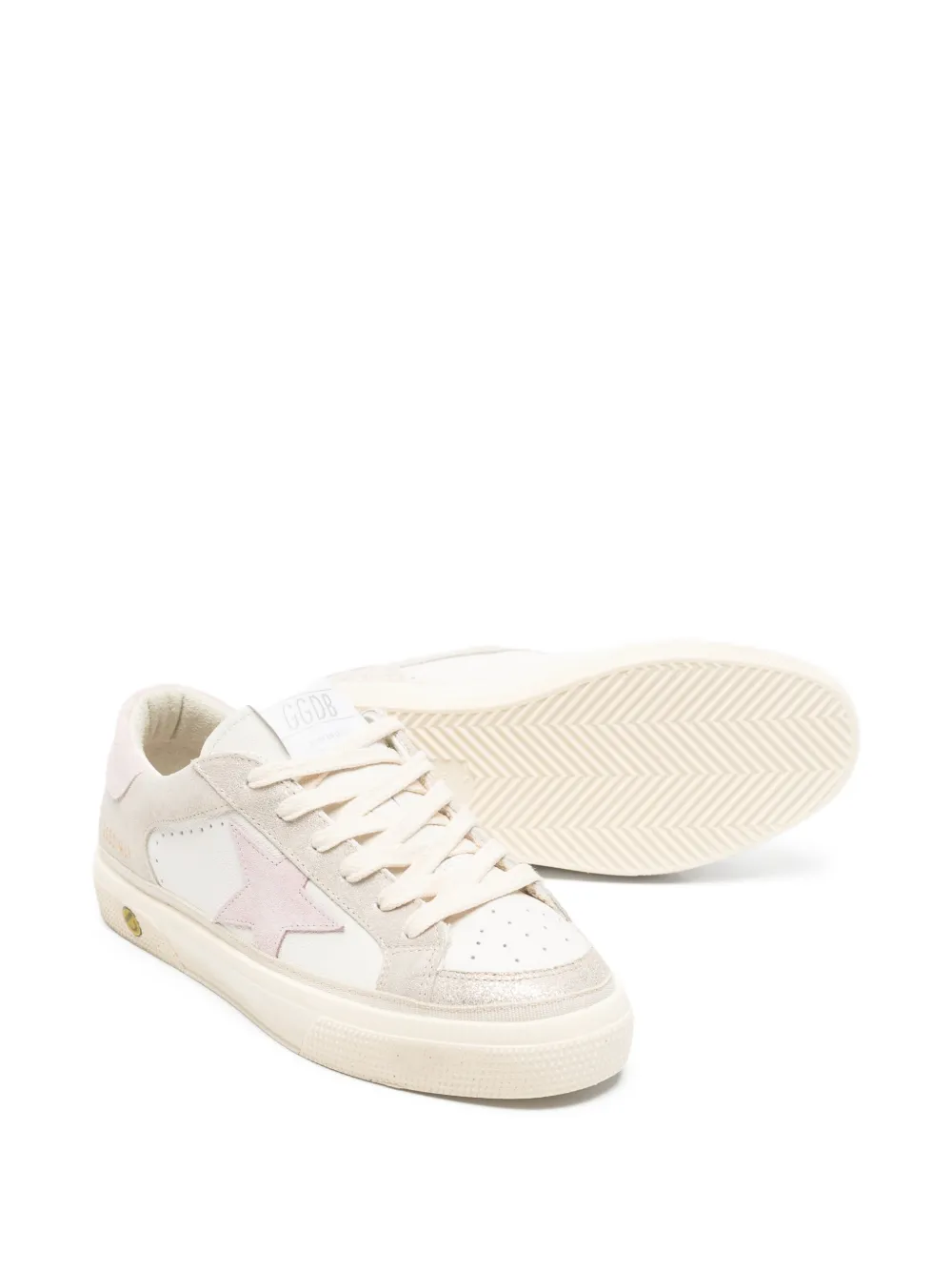 Golden Goose Kids May sneakers Wit