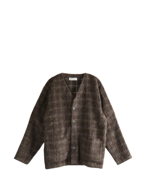 OUR LEGACY check-pattern cardigan