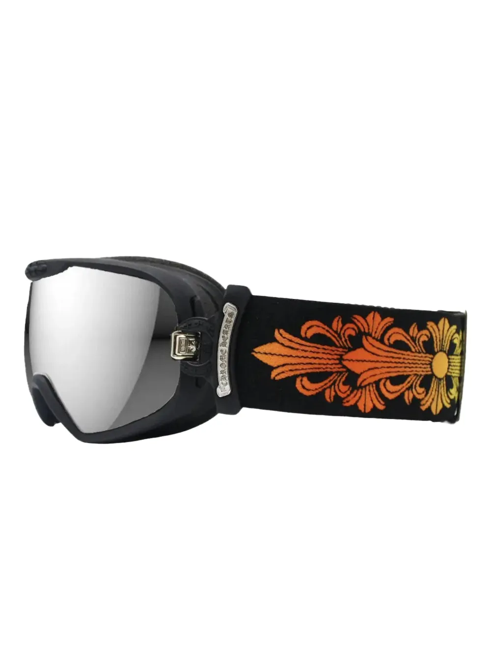 Chrome Hearts mirrored-lenses ski goggles - Nero