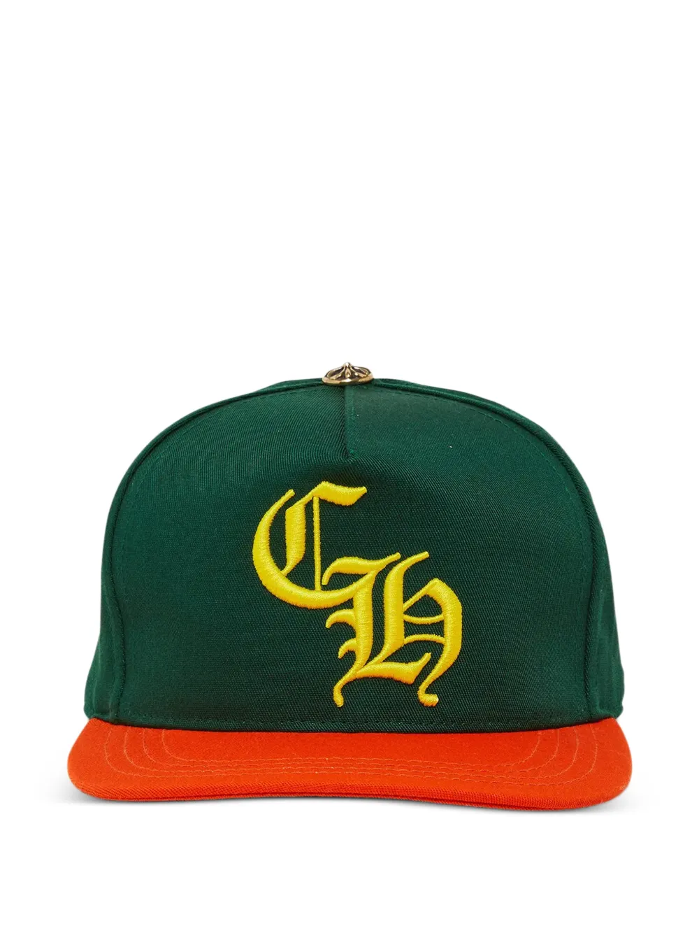 Chrome Hearts embroidered-logo trucker cap - Verde