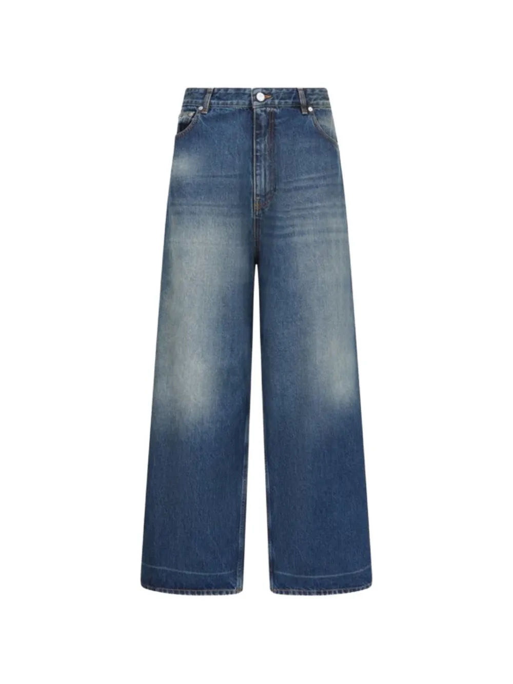 VETEMENTS wide-leg denim jeans - Blu