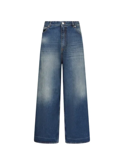 VETEMENTS wide-leg denim jeans