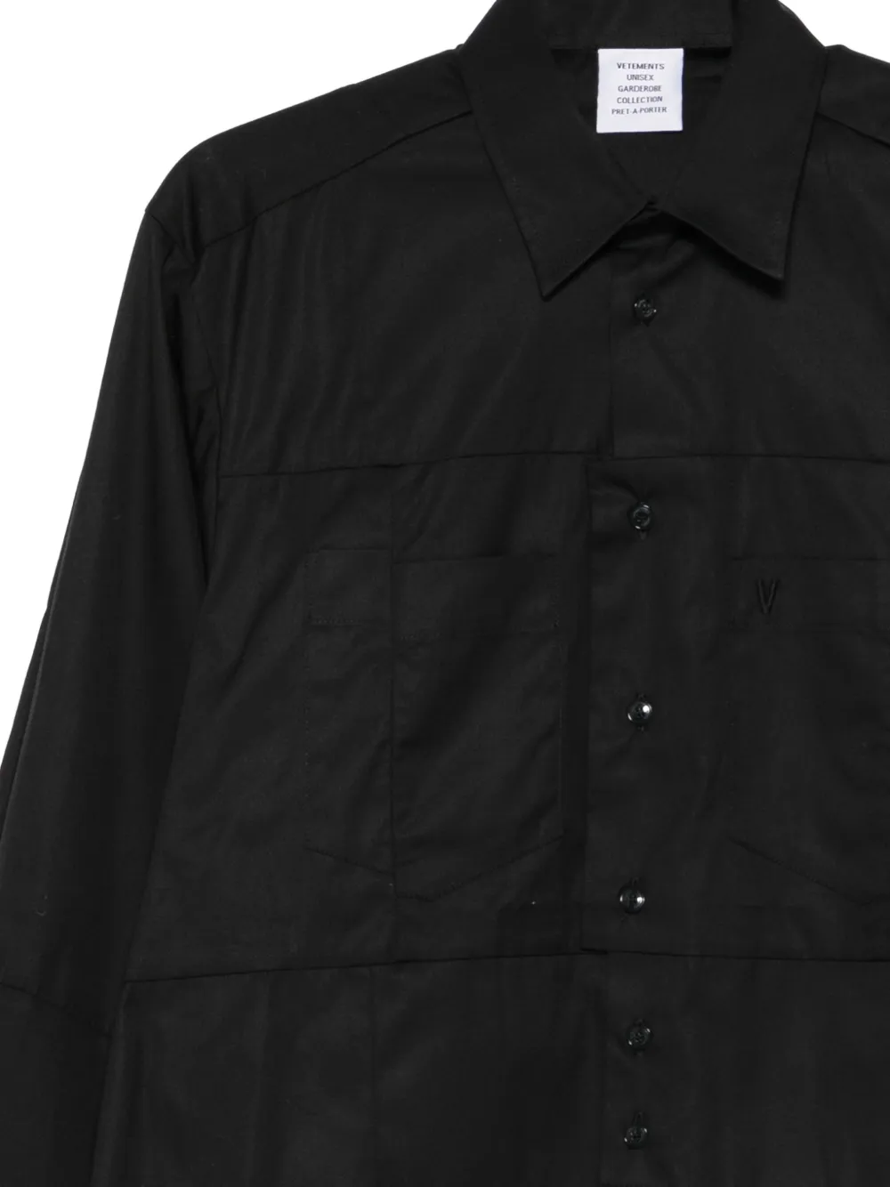  Vetements Pocket Shirt - Black 