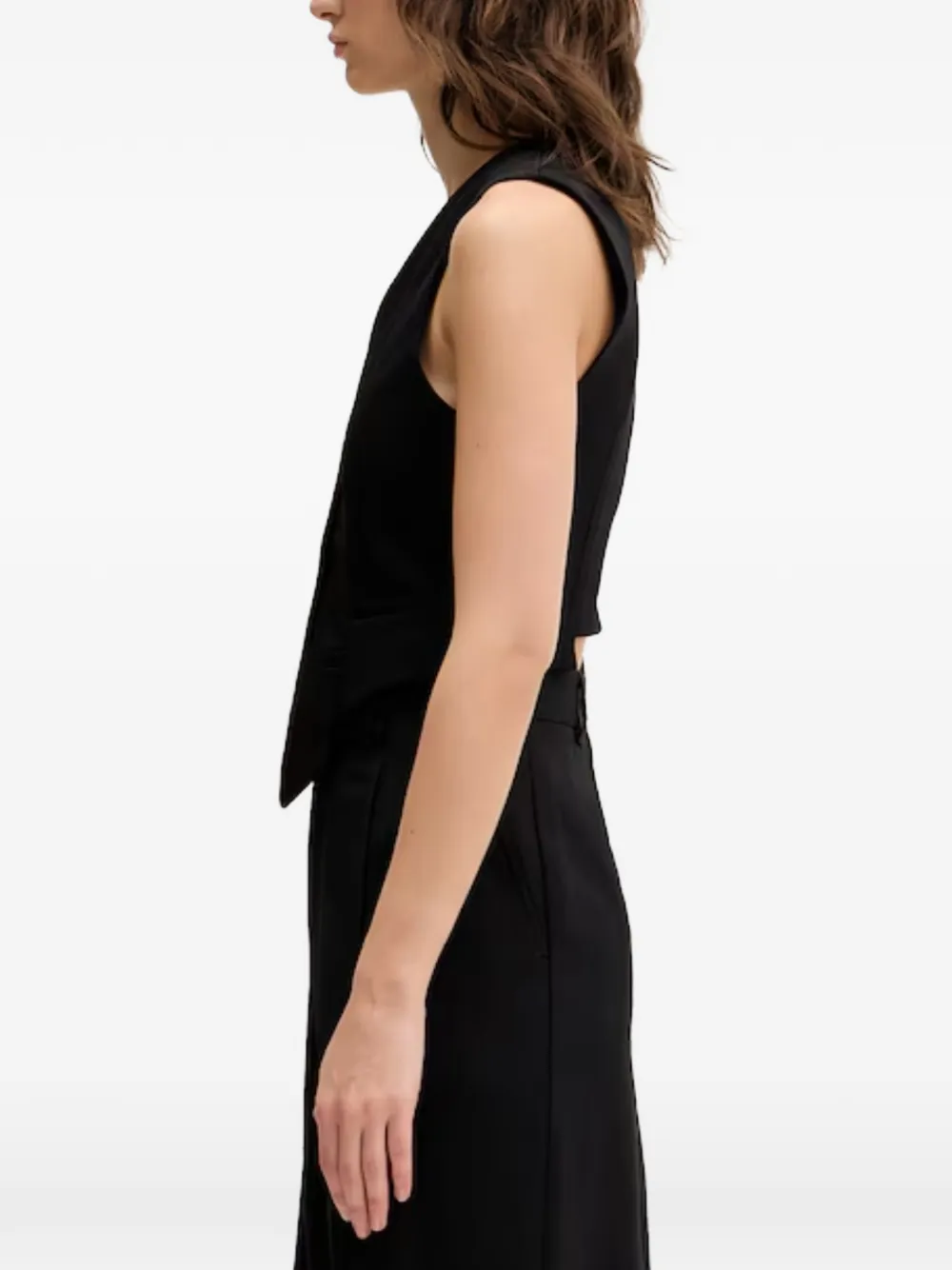 VETEMENTS Gilet met V-hals Zwart