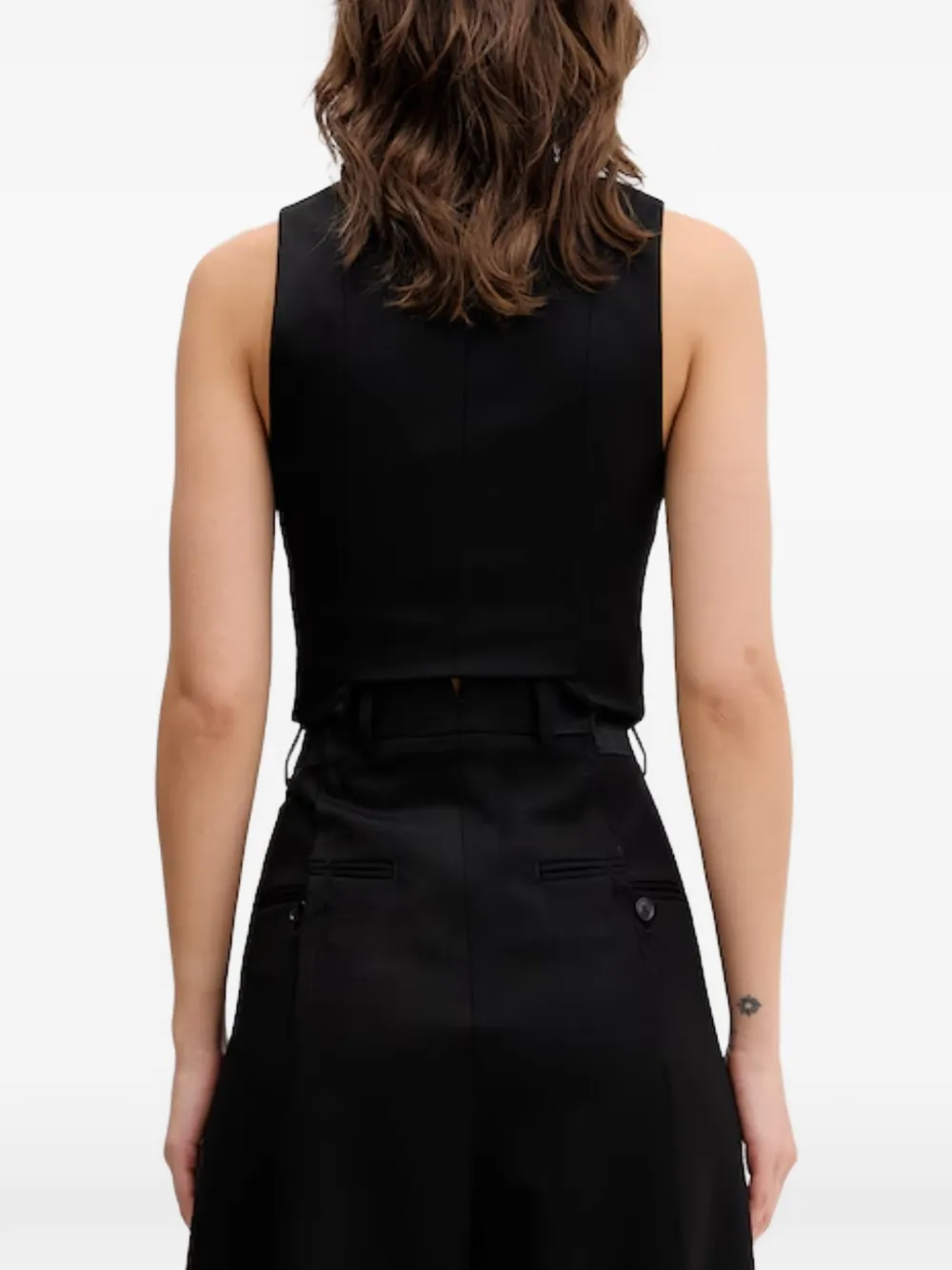VETEMENTS Gilet met V-hals Zwart
