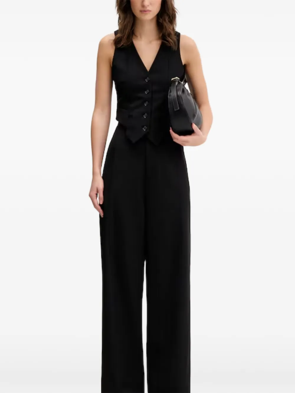 VETEMENTS Gilet met V-hals Zwart