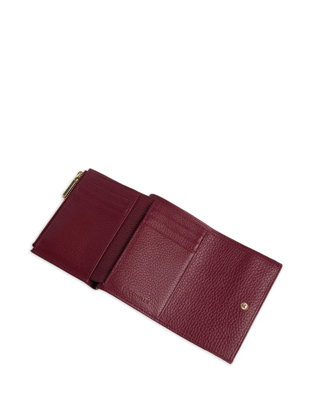 Coccinelle Flap metallic mini-tas - Rood