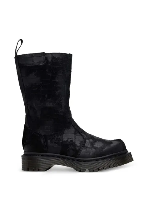 Dr. Martens Rejena Hair crocodile-effect boots