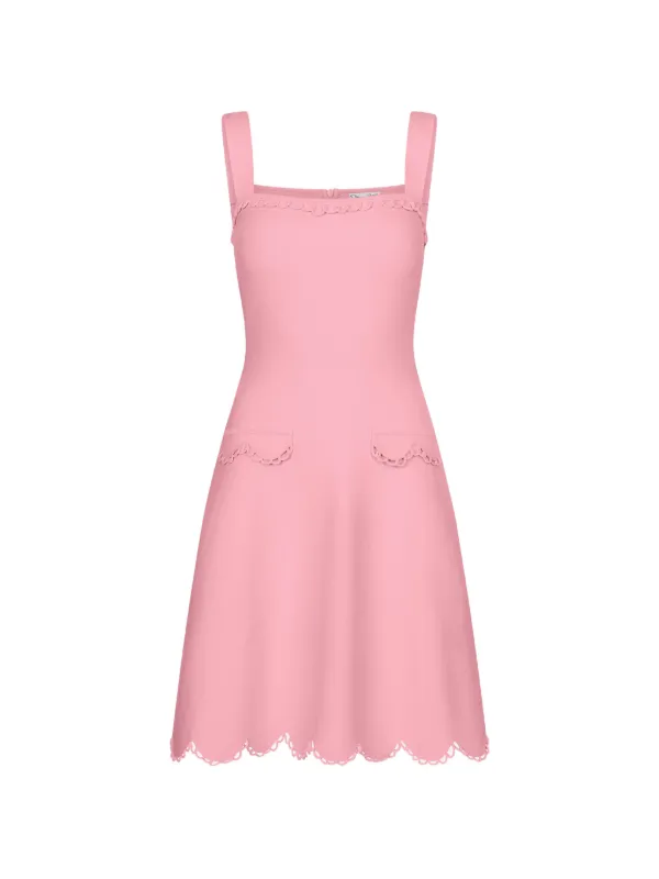 strapless open back dress Beasley A-line Short Sleeved Taffeta Mini Dress