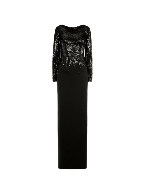 long sleeve sequin fringe dress Long Sleeve Sequin Fringe Dress