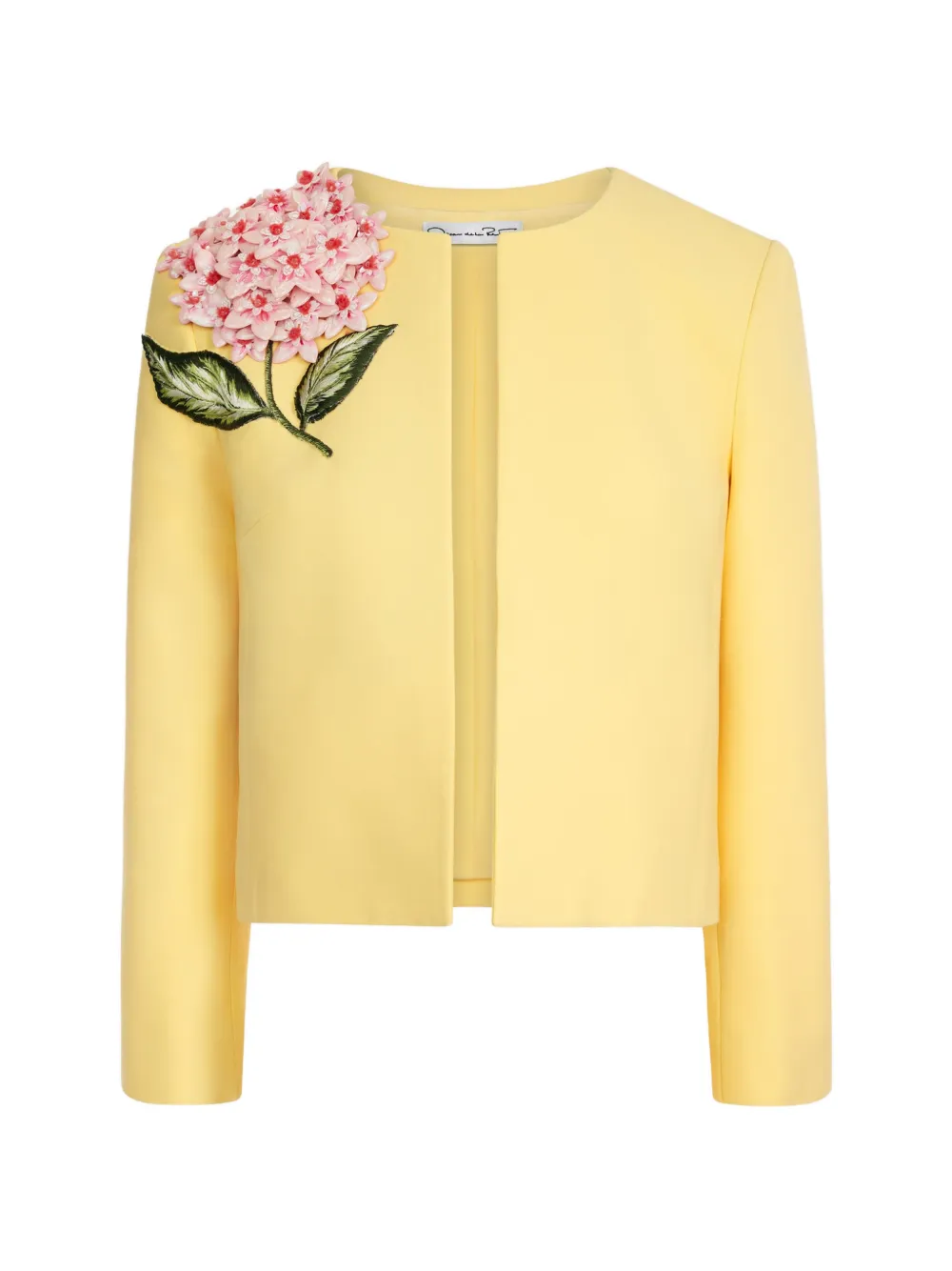 Oscar de la Renta Giacca con ricamo - Giallo
