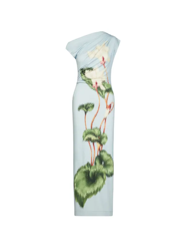 oscar de la renta asymmetric dress Oscar de la Renta Asymmetric Ruffle Long-Sleeve Mini Dress, Wine, Women's, 12, Cocktail & Party Wedding Guest Dresses Long-Sleeve Dresses