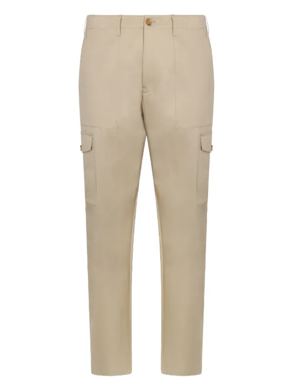 Etro Patch-pocket Cargo Pants in Neutrals