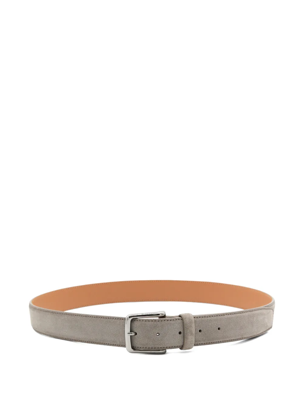 Tod's suede buckle belt - Grigio
