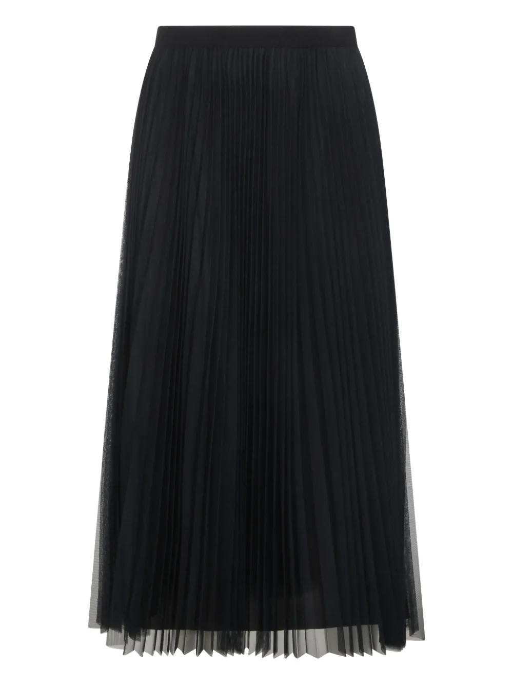 Fabiana Filippi midi pleated skirt - Blu