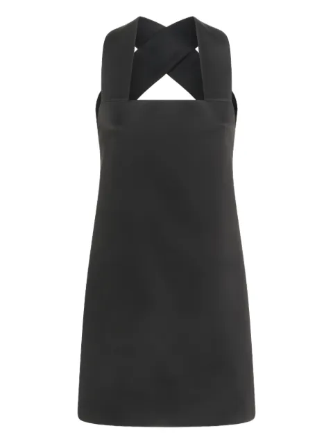KHAITE cross-over backless mini dress