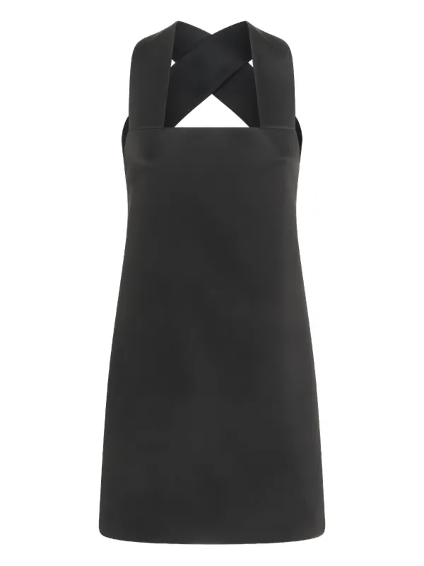 khaite black mini dress Astor crepe mini dress - black