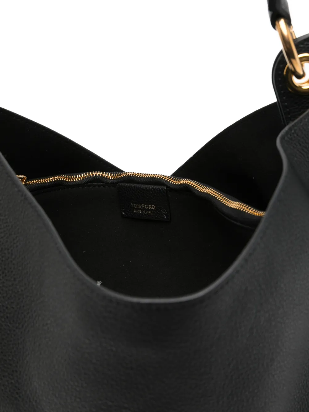 TOM FORD Tara T-bar leren schoudertas Zwart