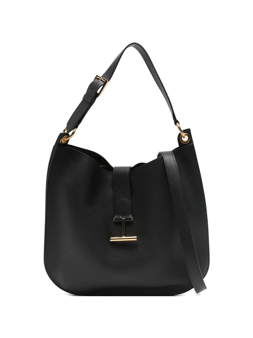 TOM FORD Tara T-Bar leather shoulder bag - Nero