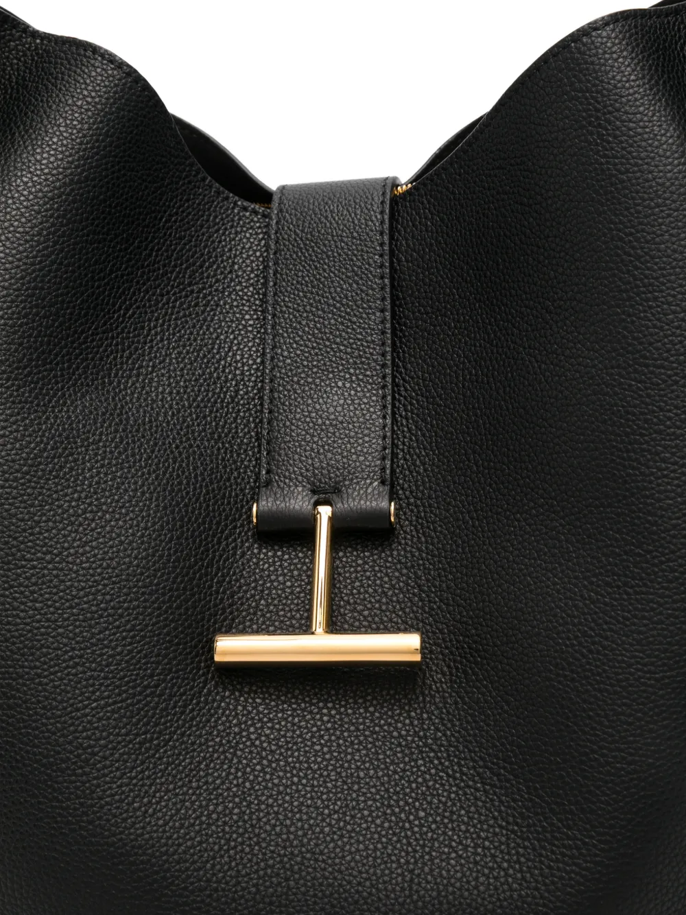TOM FORD Tara T-bar leren schoudertas Zwart