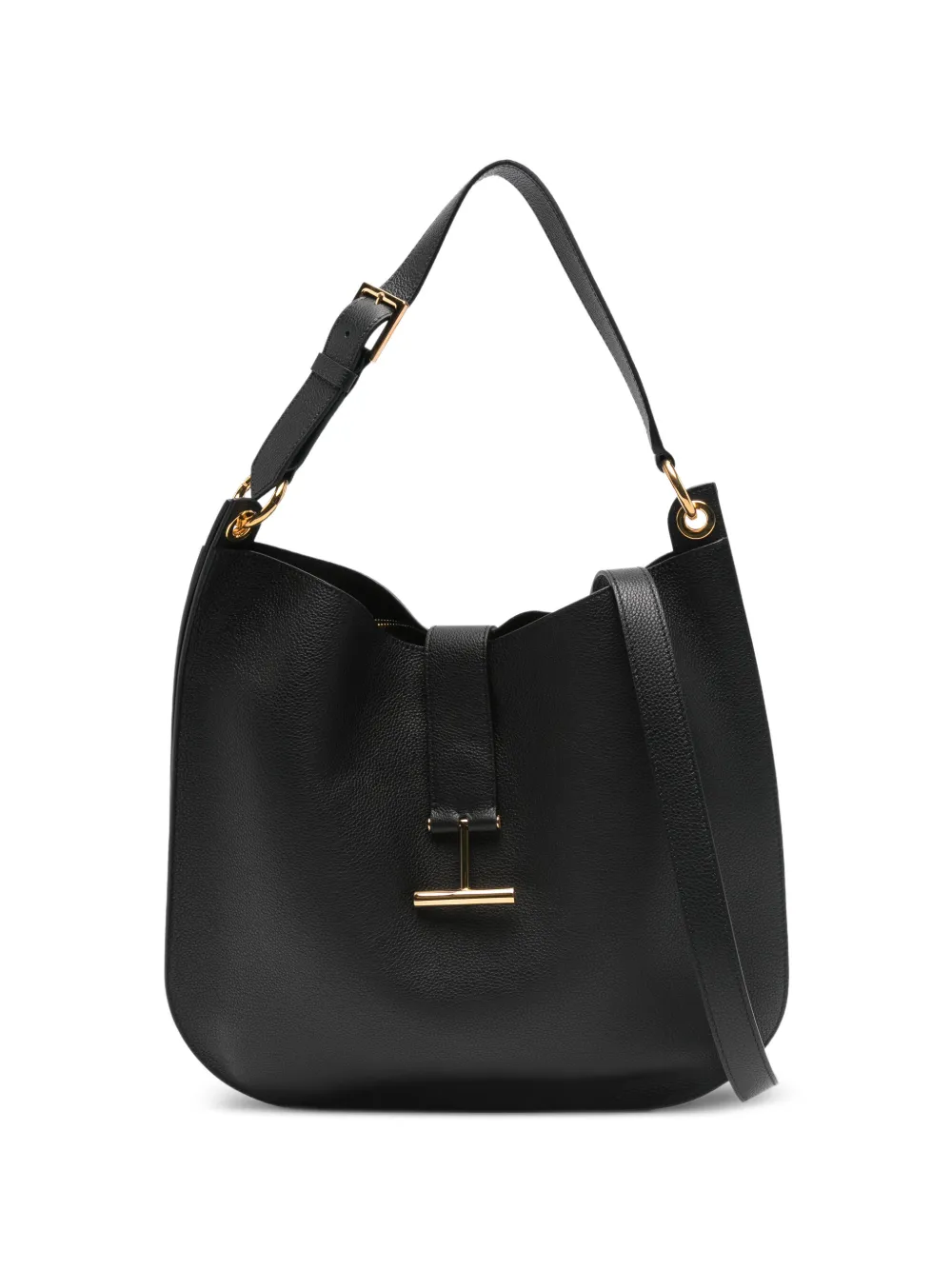 TOM FORD Tara T-Bar leather shoulder bag - Nero