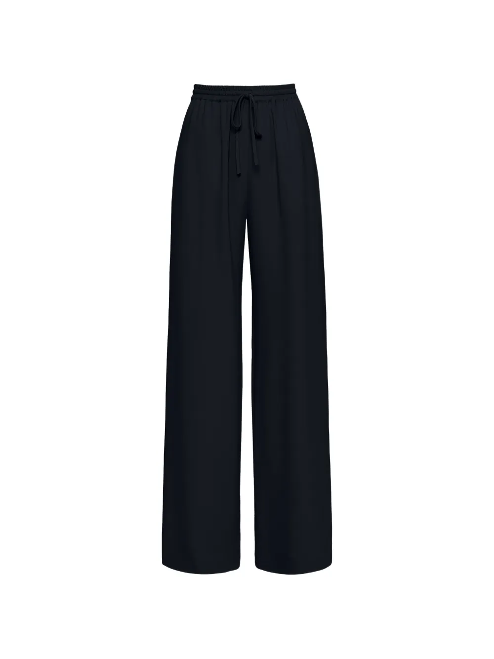 Oscar de la Renta silk georgette drawstring pant - Blu