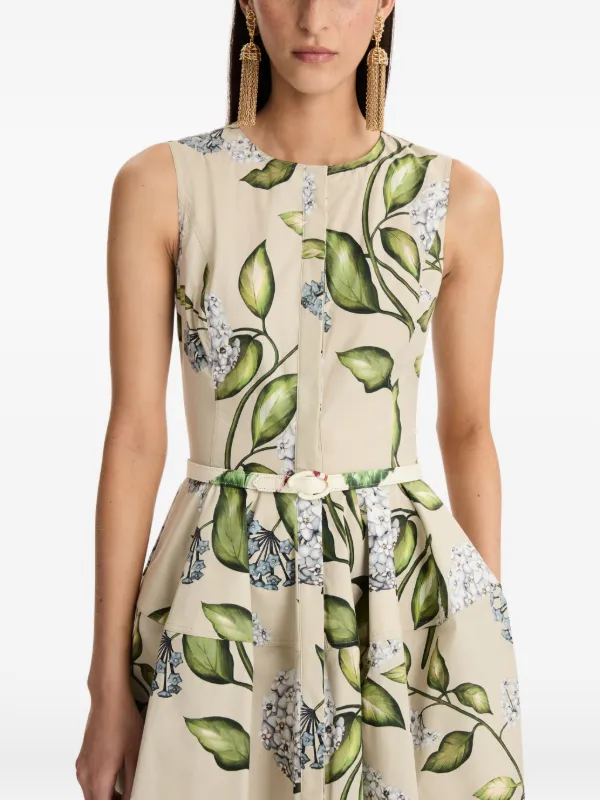 oscar midi dress Oscar de la Renta