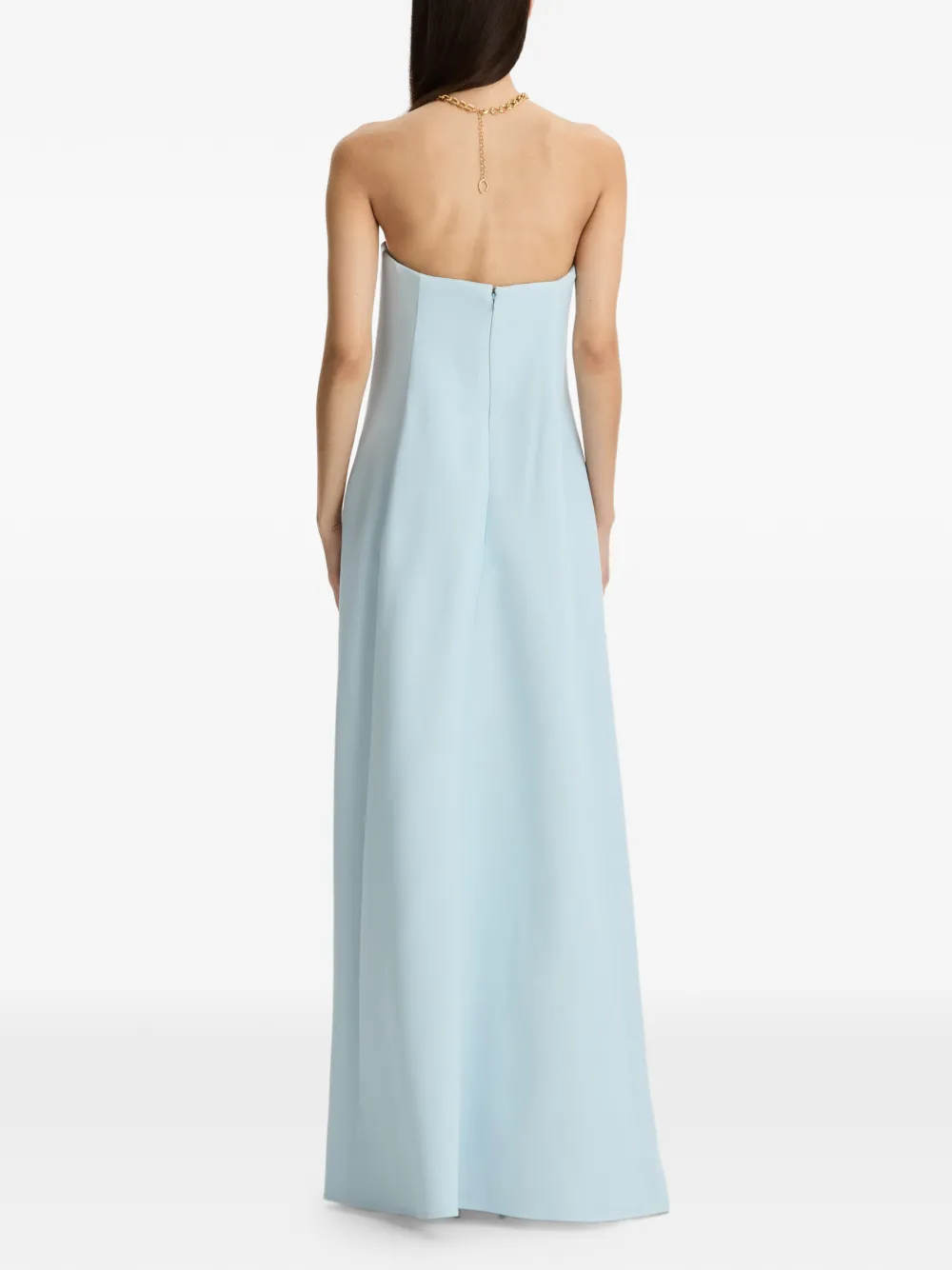 Oscar de la Renta Strapless avondjerk Blauw