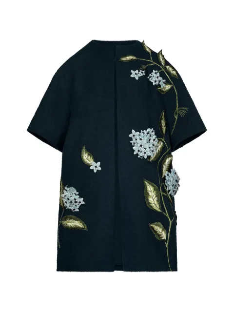 Oscar de la Renta cape à manches courtes