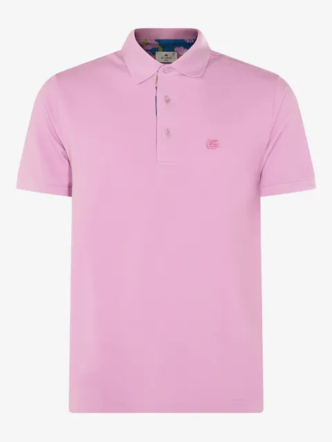 ETRO embroidered-logo polo shirt