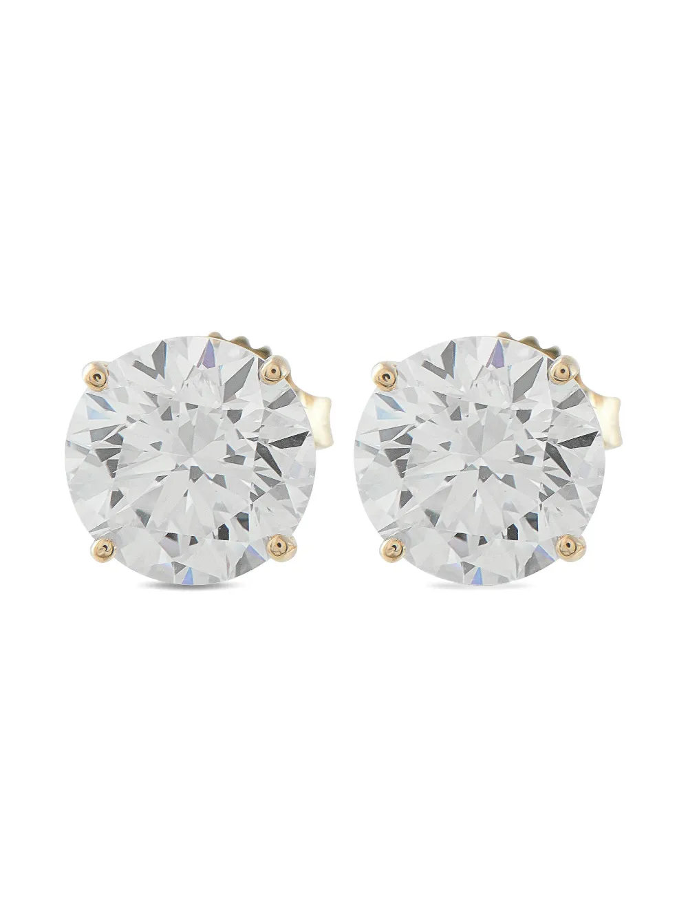 LB Exclusive LB Exclusive 14K Yellow Gold 5.0ct Lab-Grown Diamond Stud Earrings LG25-100825 - Oro