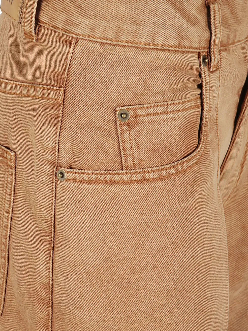 ISABEL MARANT Rodayna geplooide broek Bruin